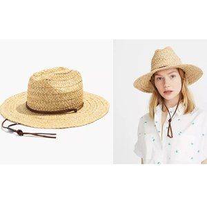 NWT Madewell x Biltmore® Raffia Lifeguard Hat M/L